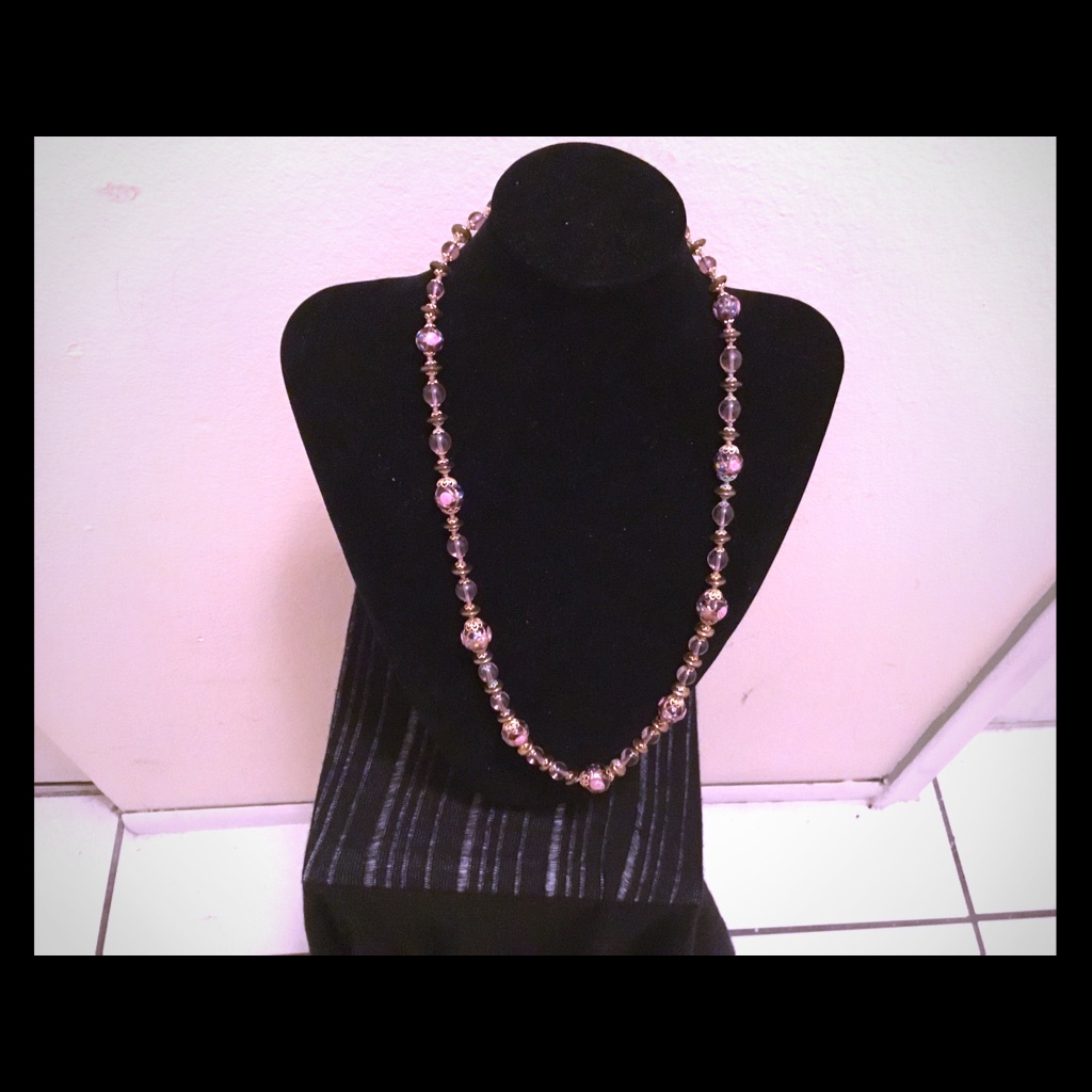 Vintage Necklace Made Of Italian Glass